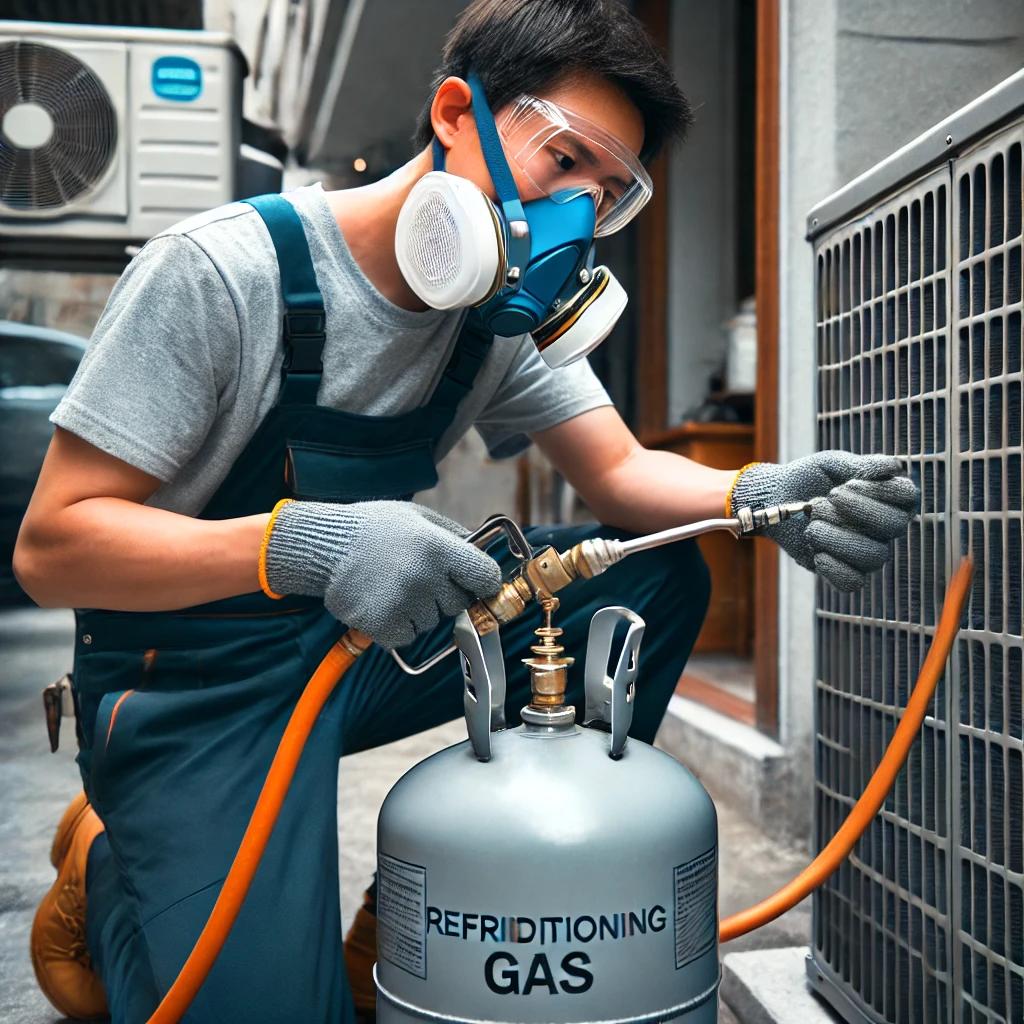 An_air_conditioning_technician_using_a_refrigerant.jpg