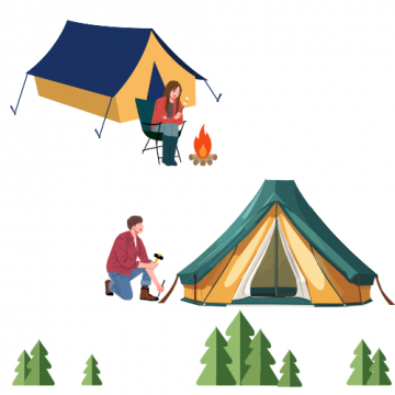텐트 캠핑: 자연 속에서의 모험과 휴식
